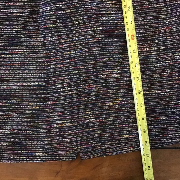 Ann Taylor factory multicoloured textured skirt 10 - Picture 3 of 9